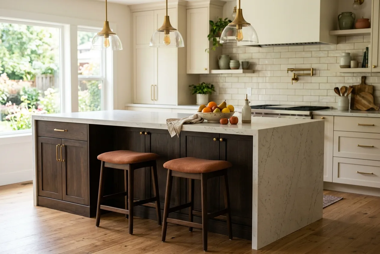 A finished kitchen renovation by Wallet Friendly Renovations in south Simcoe County, Ontario